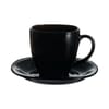 Set de tazas de café para 6 personas Carine negro 12-piezas LUMINARC