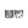 Porzellantasse 440 ml Kitty Grau AMBITION