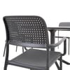 Gartenmöbel Set Clip Antracite, Bora Antracite NARDI