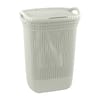 Krémový prádelní koš Knit 57 l CURVER