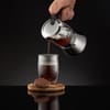 Nerezová kafetérie se skleněnou nádržkou Evie 240 ml AMBITION