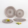 Plytký sklenený tanier Starmarble Grey 26,5 cm LUMINARC