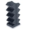 Kaskádový plastový kvetináč Mini Cascade Antracit 11,4 x 19,5 x 47,5 cm PROSPERPLAST