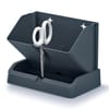 Kaskádový plastový kvetináč Mini Cascade Antracit 11,4 x 19,5 x 47,5 cm PROSPERPLAST