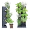 Kaskádový plastový kvetináč Mini Cascade Antracit 11,4 x 19,5 x 47,5 cm PROSPERPLAST