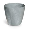 Plastový bezvložkový květináč Mate Beton Effect Gray 34 x 34 x 31 cm PROSPERPLAST
