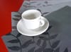 Set de table Velvet Grey Leaf PVC/PS 30 x 45 cm AMBITION