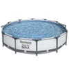 Steel Pro MAX™ Frame Pool Set mit Filterpumpe Ø 366 x 76 cm, lichtgrau, rund