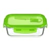 Glass kitchen storage container Simply rectangular 0,37 l AMBITION