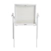 Zahradní židle s teakovými područkami Diamond White - Beige KETTLER 0103902-5800