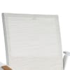 Zahradní židle s teakovými područkami Diamond White - Beige KETTLER 0103902-5800