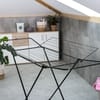 Suszarka na pranie stojąca H300 Black Edition 183 x 99 x 96 cm czarna VELKEA