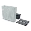 Fioriera Urbi Tower Beton Effect 77 x 23,5 x 68,5 cm grigio chiaro PROSPERPLAST
