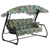 Zahradní houpačka Ravenna Black Editon s bočními stolky G058-02PB PATIO