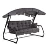 Zahradní houpačka Ravenna Black Editon s bočními stolky H024-07IB PATIO