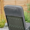 Polohovacie záhradné kreslo Modena Square Black Edition H024-07PB PATIO