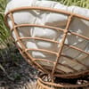 Otočné zahradní křeslo z technorattanu Charles Beige PATIO