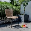Gartenstuhl aus Polyrattan Leon cappuccino PATIO