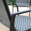 Gartenstuhl aus Polyrattan Columbus Grau PATIO