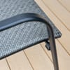 Gartenstuhl aus Polyrattan Columbus Grau PATIO