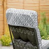 Polohovací zahradní lehátko Lena Lounger Black Edition H039-06PB PATIO