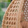 Zahradní houpací závěsné křeslo z technorattanu Francis Beige PATIO