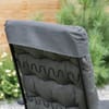 Polohovací zahradní křeslo s podnožkou Setenil Plus Black Edition H024-07PB PATIO