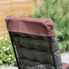 Polohovací zahradní křeslo s podnožkou Setenil Plus Black Edition H047-04PB PATIO