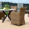 Table e jardin Lukka 100 cm grise PATIO