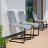 Šedá záhradná stolička Lincoln PATIO
