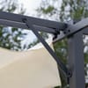 Rozkladací záhradný pavilón / altán Vigo Ecru 2,95 x 2,95 m PATIO