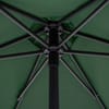 Záhradný slnečník Push Up Green 2,5 m PATIO