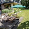 Drevený záhradný slnečník Poly Green 3 m PATIO