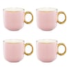 Becher Set Royal 380 ml 4-teilig rosa-golden AMBITION