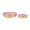 Dekoschale Soft Gold Pink 16 x 16 x 3,5 cm MY HOME
