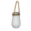 Lampa solarna 11,5 x 17,8 cm wiszący słoik PATIO