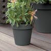 Donica ogrodowa 29,3 x 29,3 x 26,6 cm Lofly antracyt PROSPERPLAST