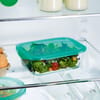 Set de récipients en verre avec sac à lunch Keep 'n' Box vert 4-pièces LUMINARC