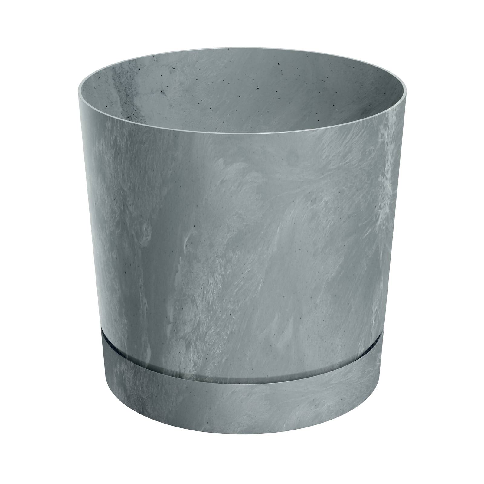 Dekorativer Blumentopf Tubo P Beton Effect 17,8 cm beton PROSPERPLAST
