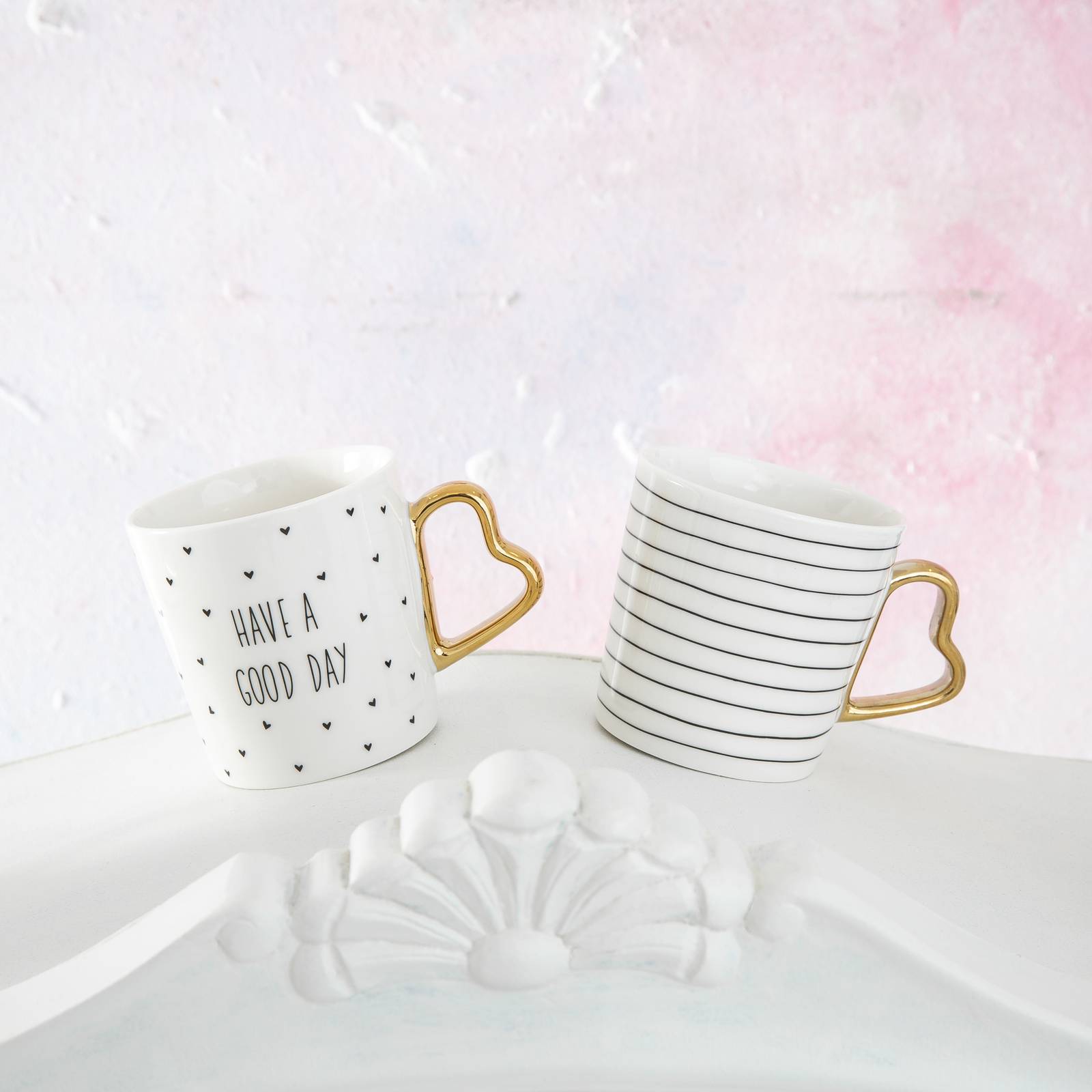 Porcelánový hrnek Amore Stripes 400 ml AMBITION