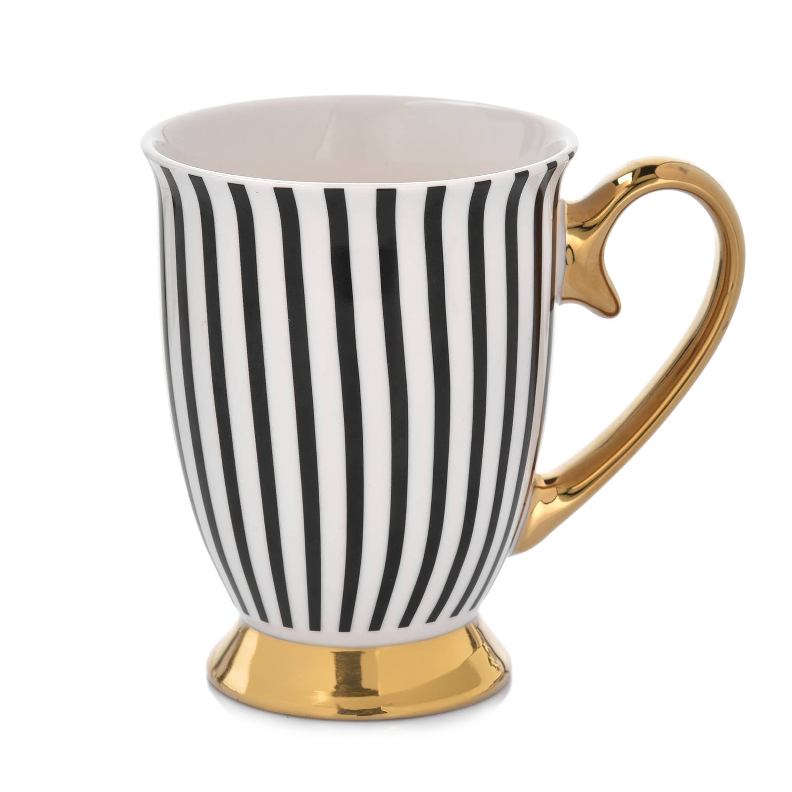 Porzellanbecher Diana Gold 300 ml Streifen AMBITION