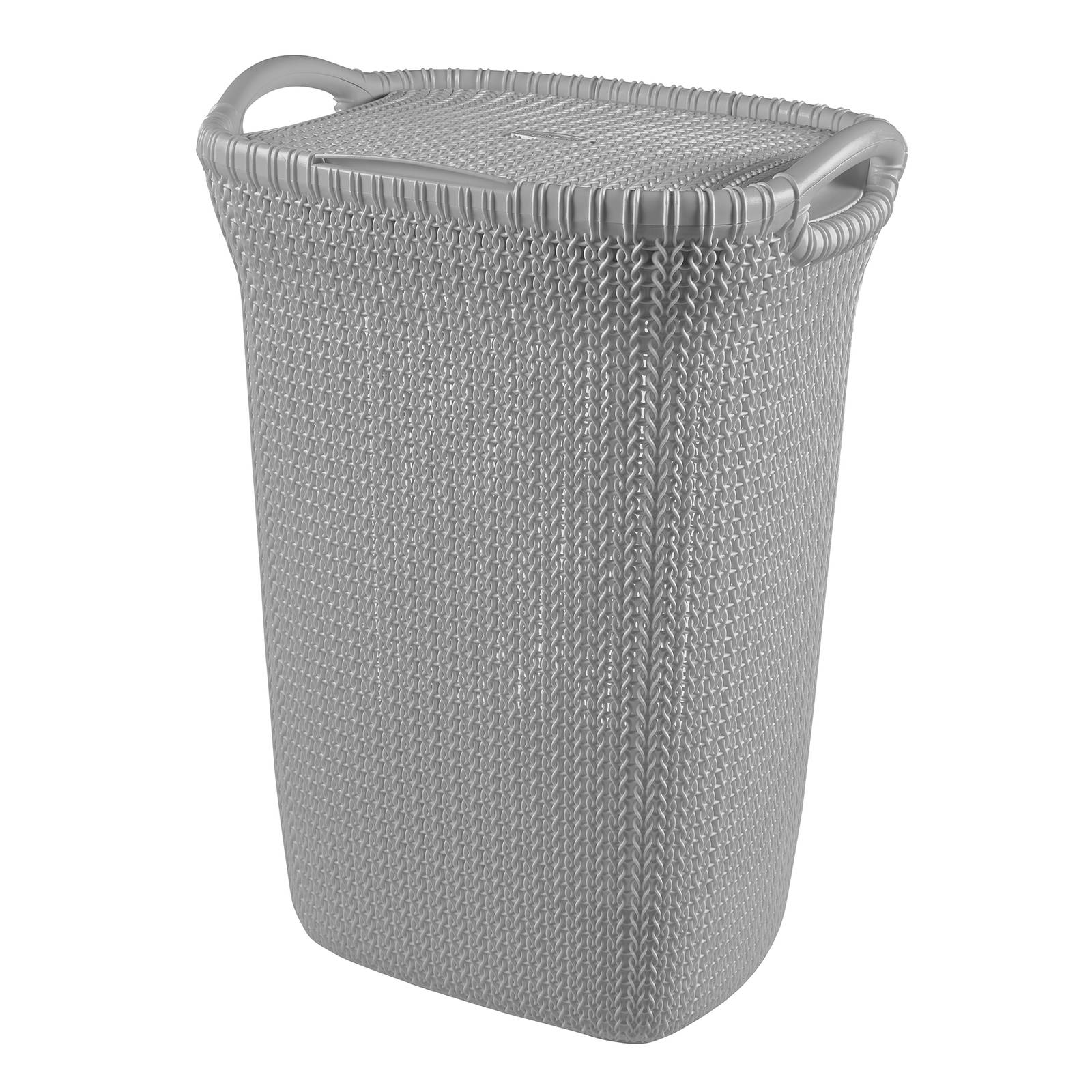Kosz na pranie Knit 57 l szary CURVER