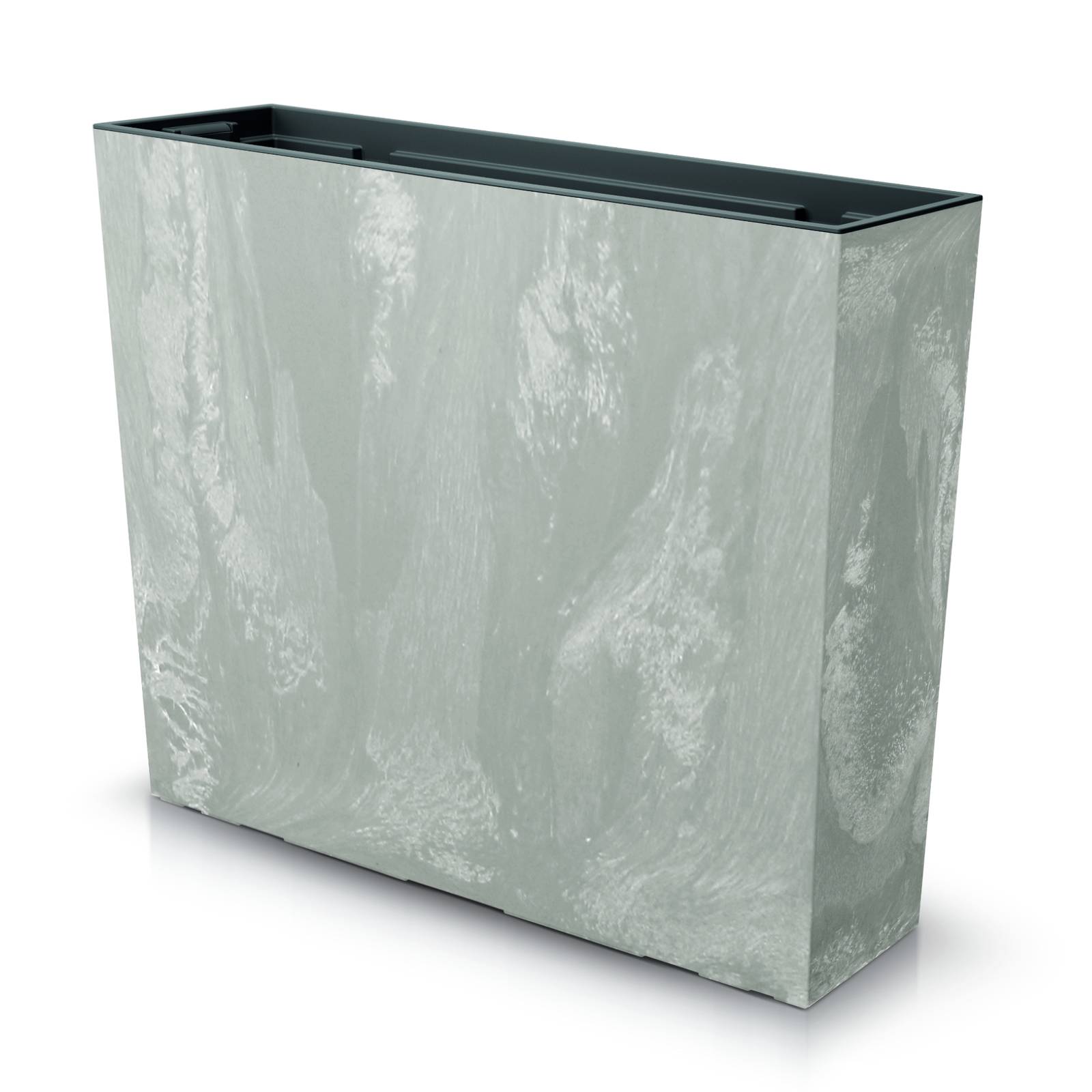 Fioriera Urbi Tower Beton Effect 77 x 23,5 x 68,5 cm grigio chiaro PROSPERPLAST