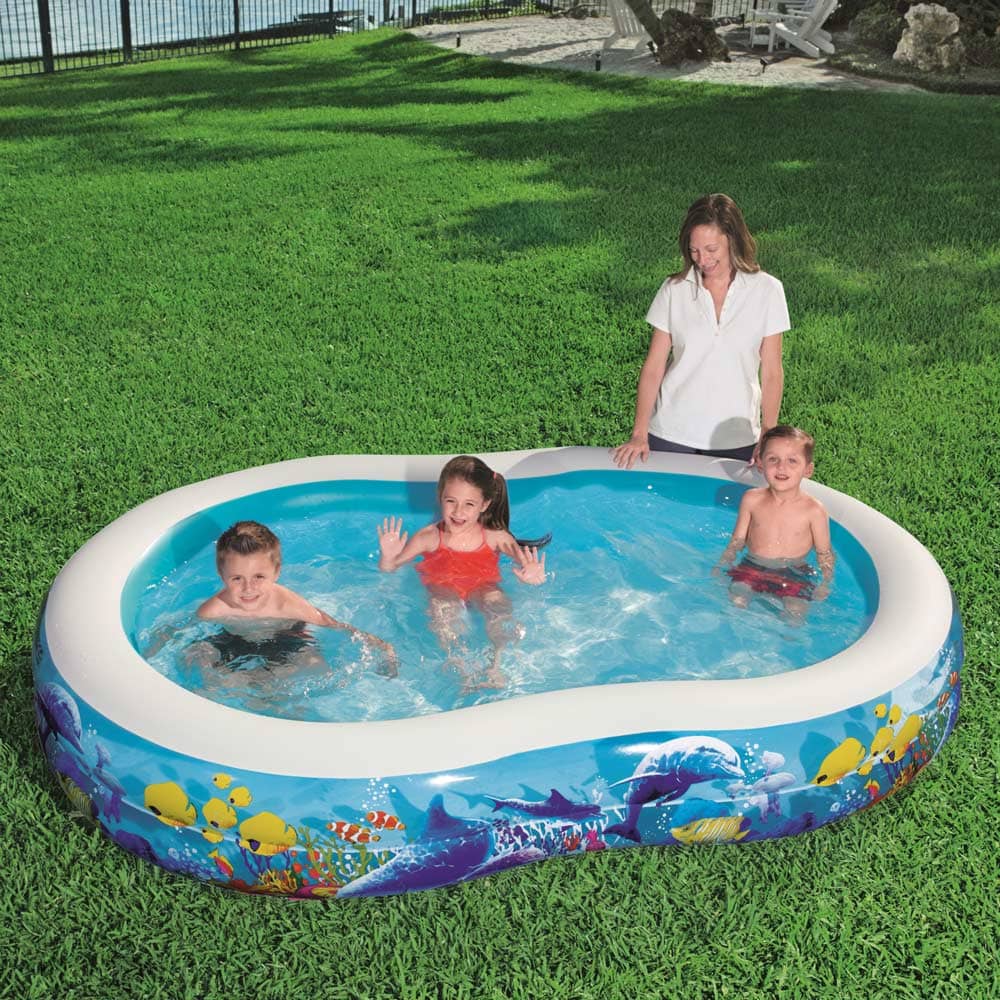 Aufblasbares Planschbecken 262 x 157 x 46cm BESTWAY