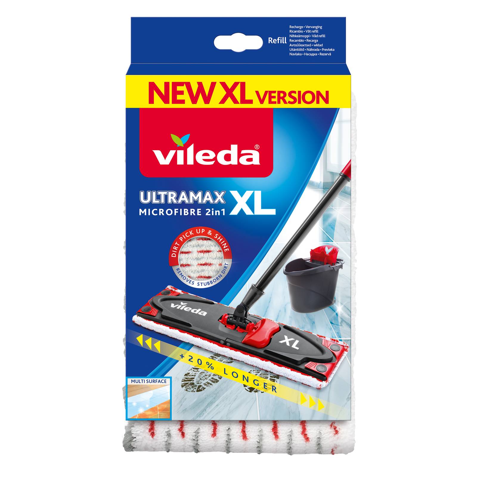 Náhradní vložka do mopu Ultramax Ultramat XL 42 x 14 cm VILEDA