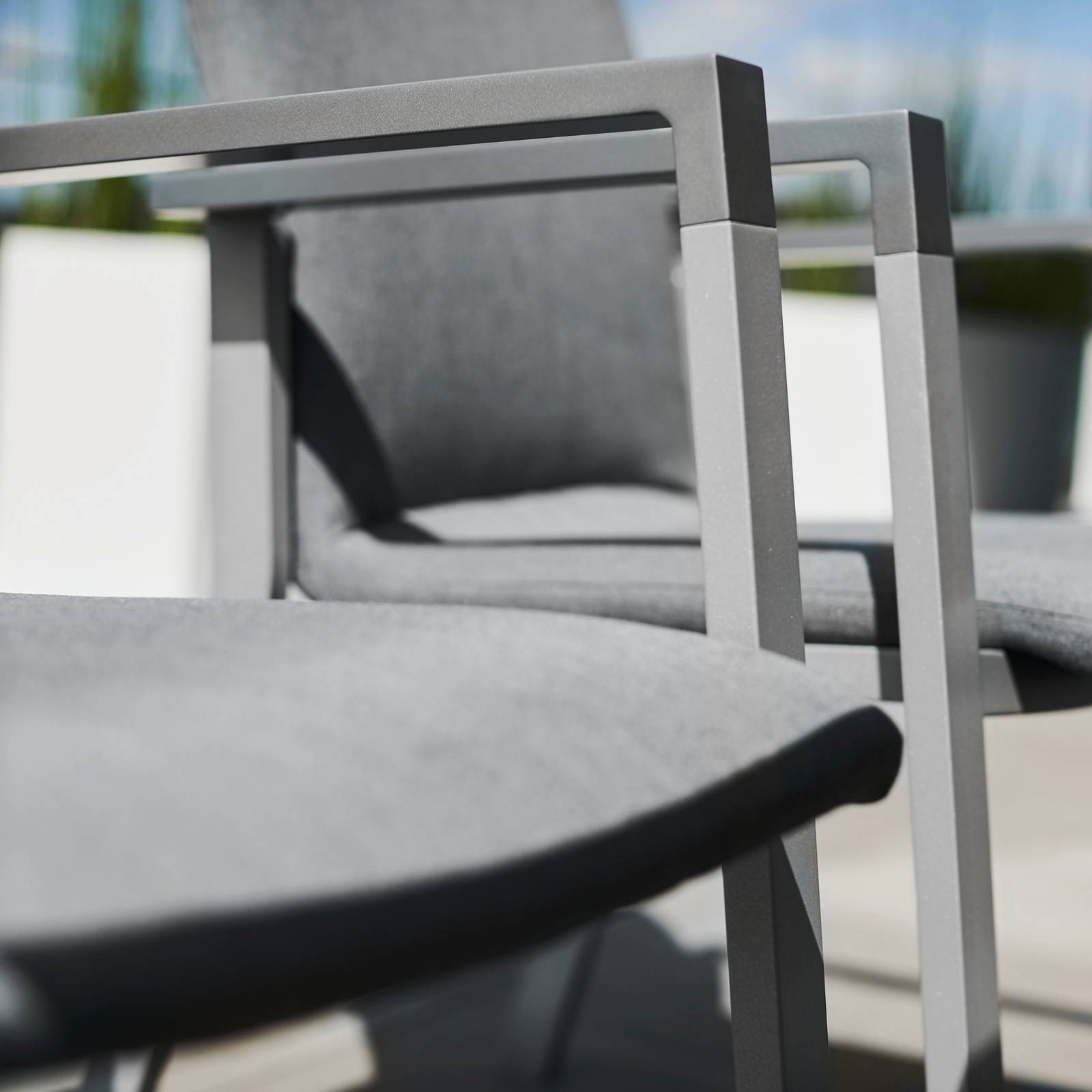 Krzesło ogrodowe Rasmus srebrne KETTLER 0106502-7100