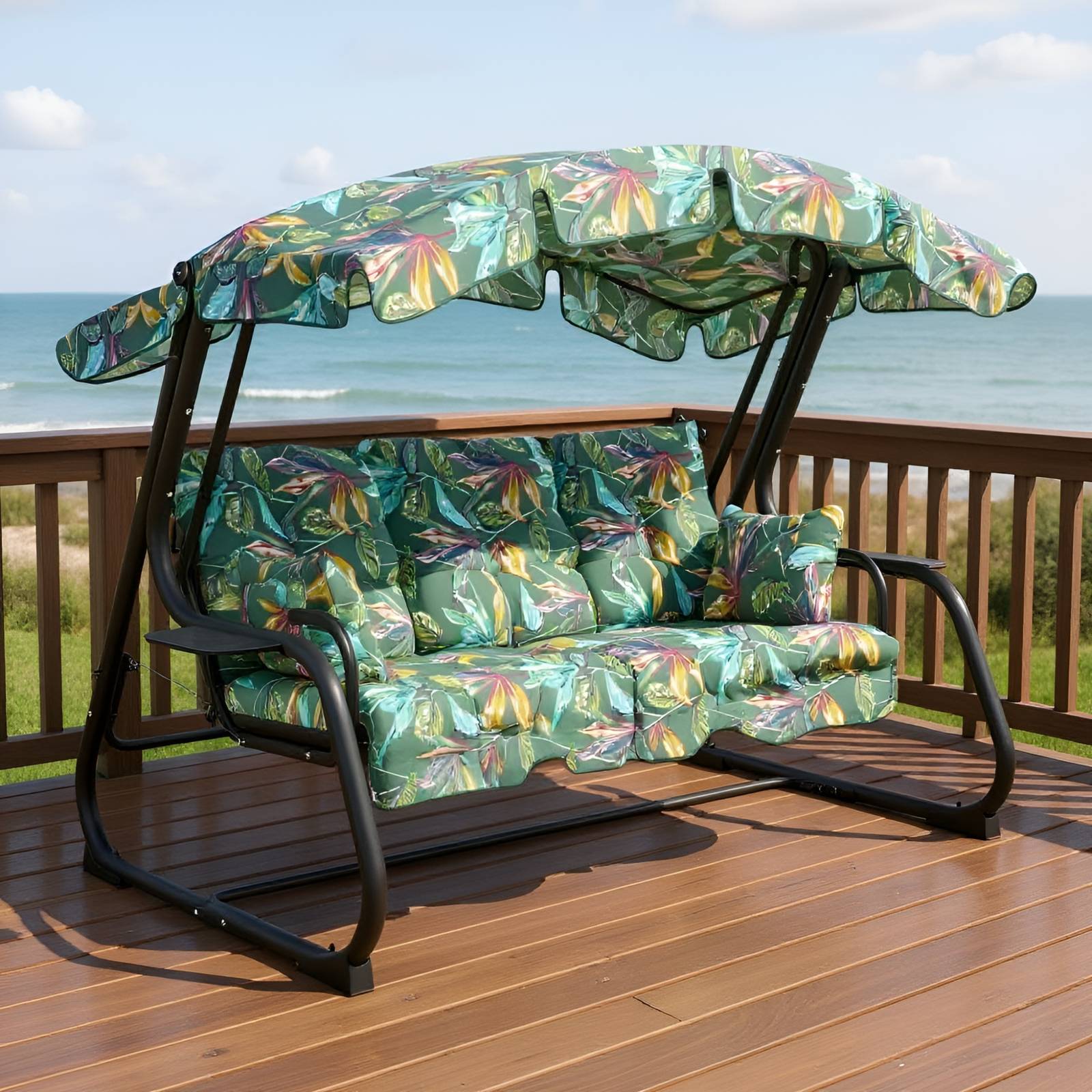 Dondolo da giardino Ravenna Black Edition G058-02PB PATIO