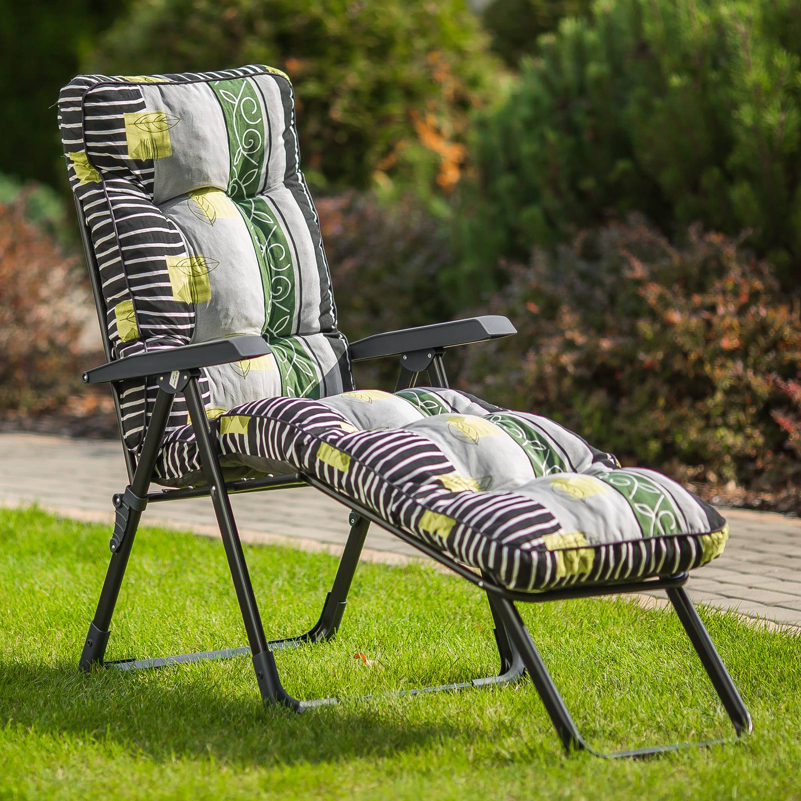 Sun lounger with cushion Modena Flocke C025-06PB PATIO