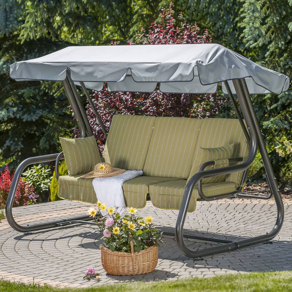 Sada sedáků na houpačku Rimini / Venezia Lux se zipsy 180 cm C033-02SB PATIO