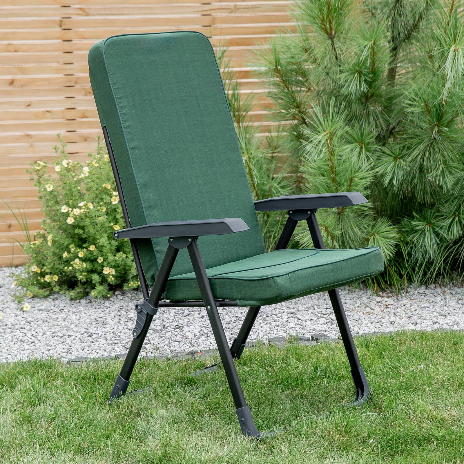 Klappsessel Modena Quadrat Black Edition  H024-32PB PATIO